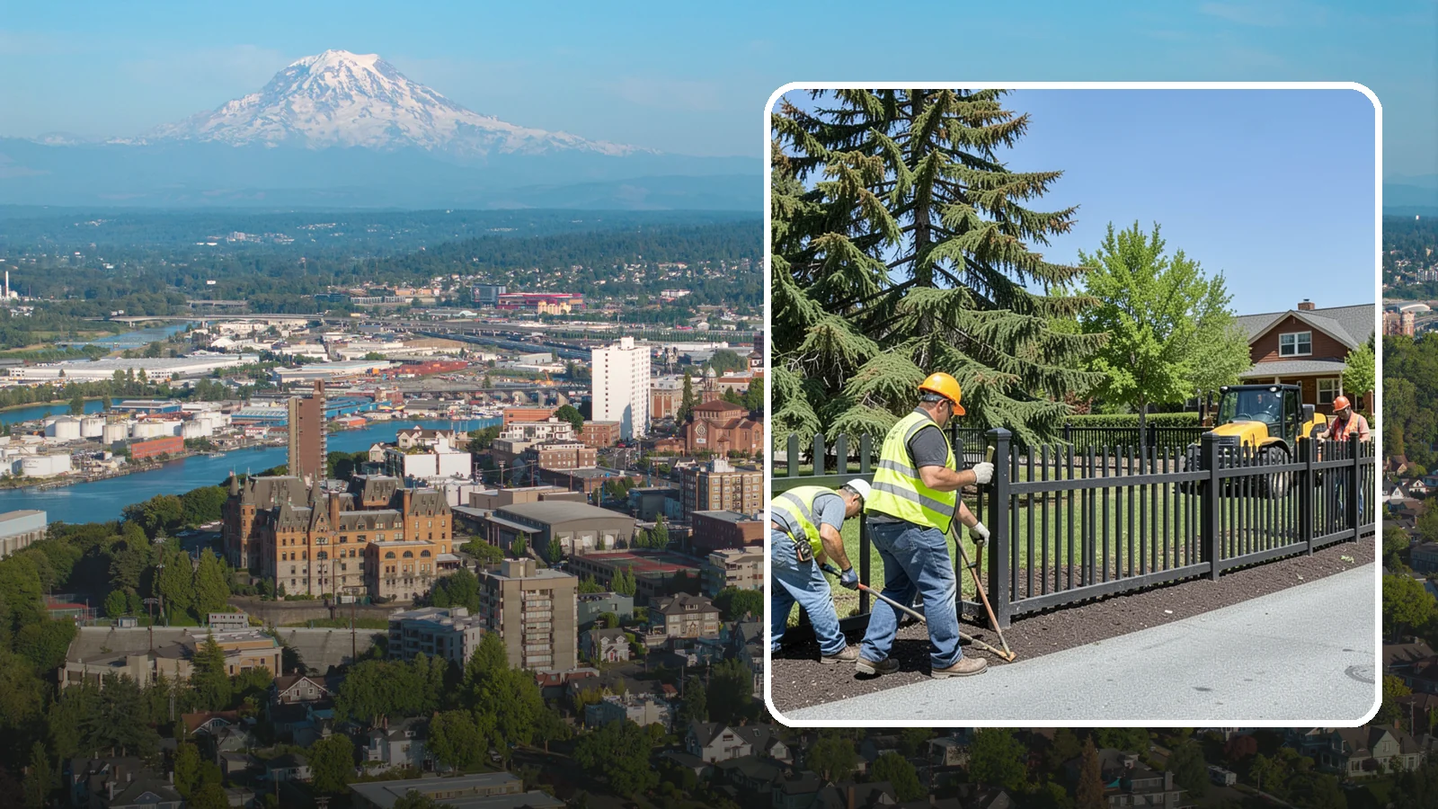 Park Fence Installation in Tacoma, Pierce County, WA - Install durable park fencing that defines boundaries, protects landscaping, and guides public access safely.