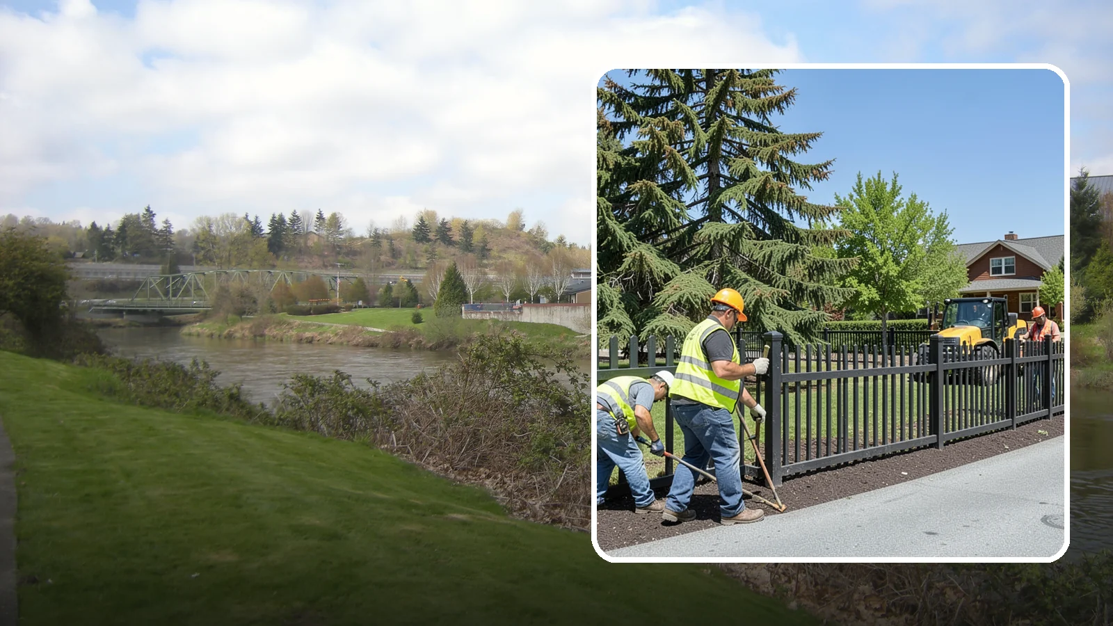 Park Fence Installation in Tukwila, King County, WA - Install durable park fencing that defines boundaries, protects landscaping, and guides public access safely.