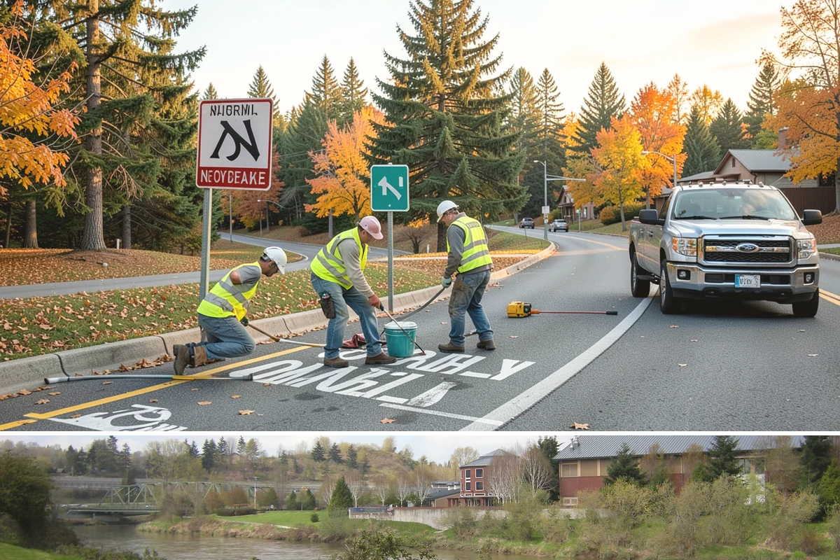 Park Fence Installation in Tukwila, King County, WA - Fence installation proceeds year-round, though drier spring through fall conditions ease excavation and concrete curing in...