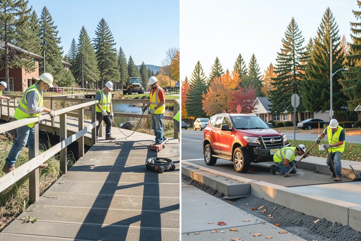 Park Fence Installation in Wilkeson, Pierce County, WA - Meet with parks staff to plan alignment, gates, and access