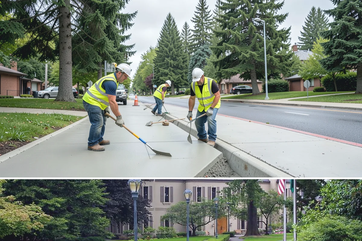 Park Fence Installation in Woodinville, King County, WA - Fence installation proceeds year-round, though drier spring through fall conditions ease excavation and concrete curing in...