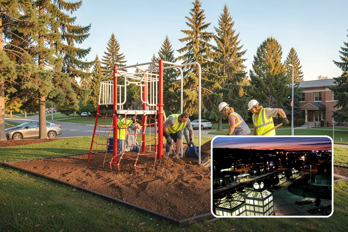 Park Furniture Installation in Auburn, King County, WA - Provides securely anchored, tamper-resistant installations