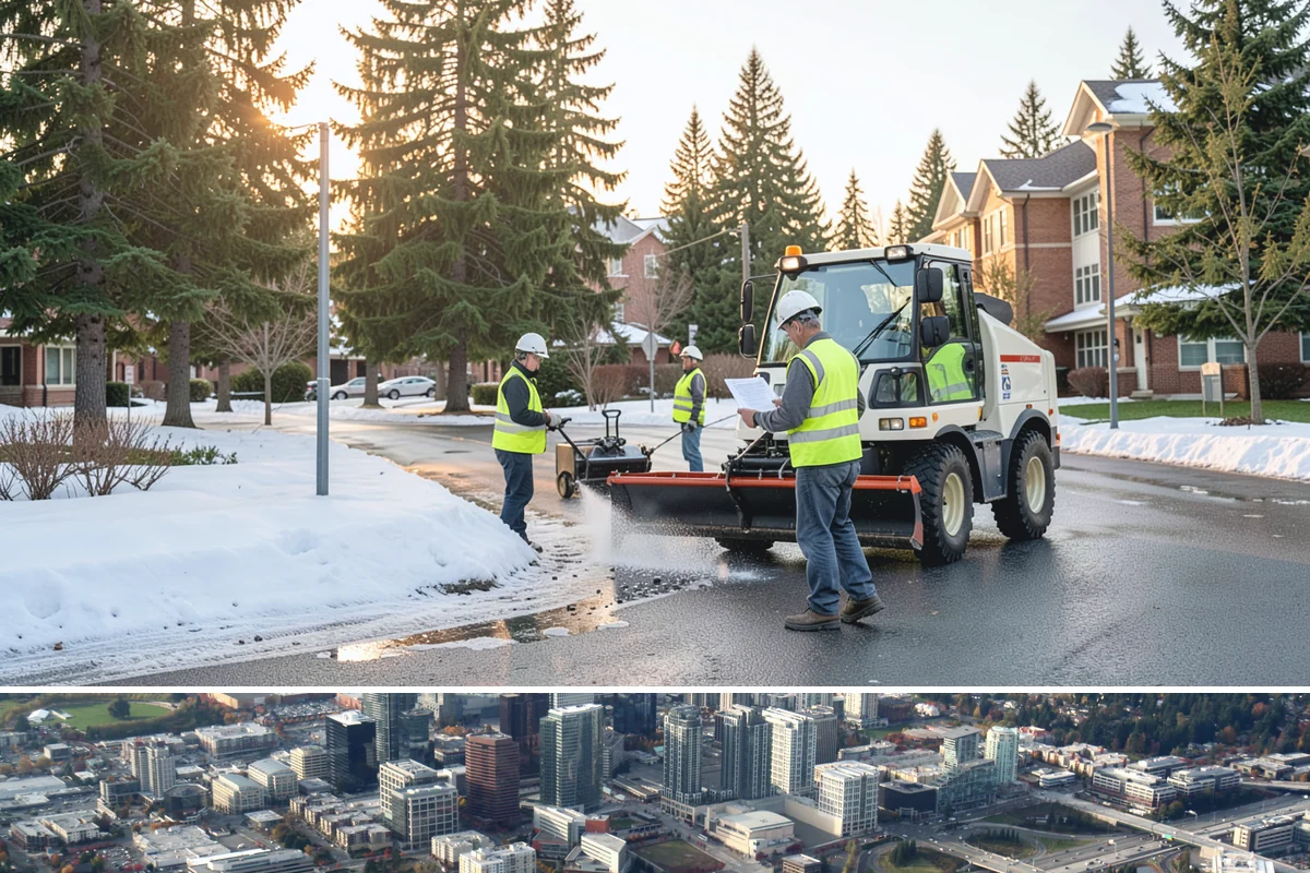 Park Furniture Installation in Bellevue, King County, WA - Furniture installation proceeds year-round, though footing and concrete work is easier during drier conditions.