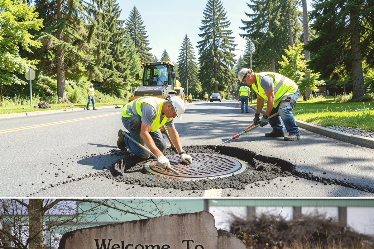 Park Furniture Installation in Buckley, Pierce County, WA - Furniture installation proceeds year-round, though footing and concrete work is easier during drier conditions.