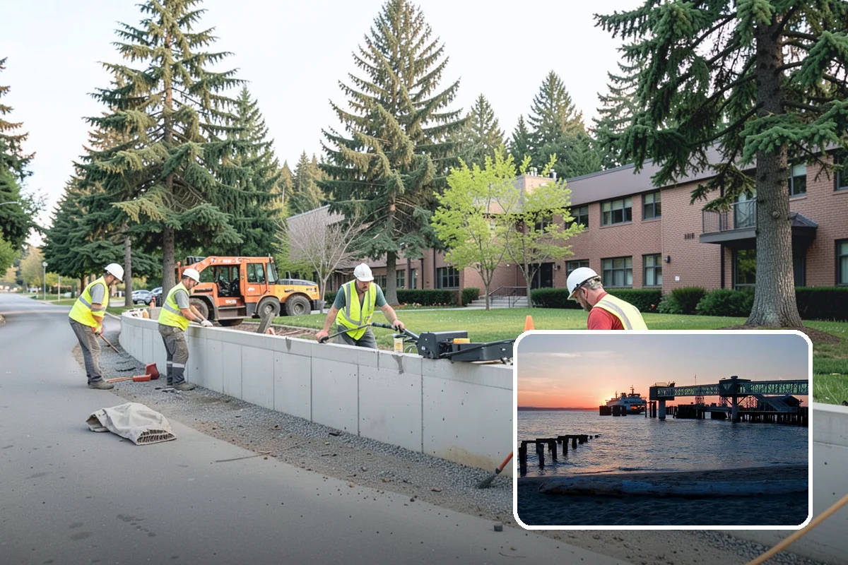 Park Furniture Installation in Edmonds, Snohomish County, WA - Provides securely anchored, tamper-resistant installations