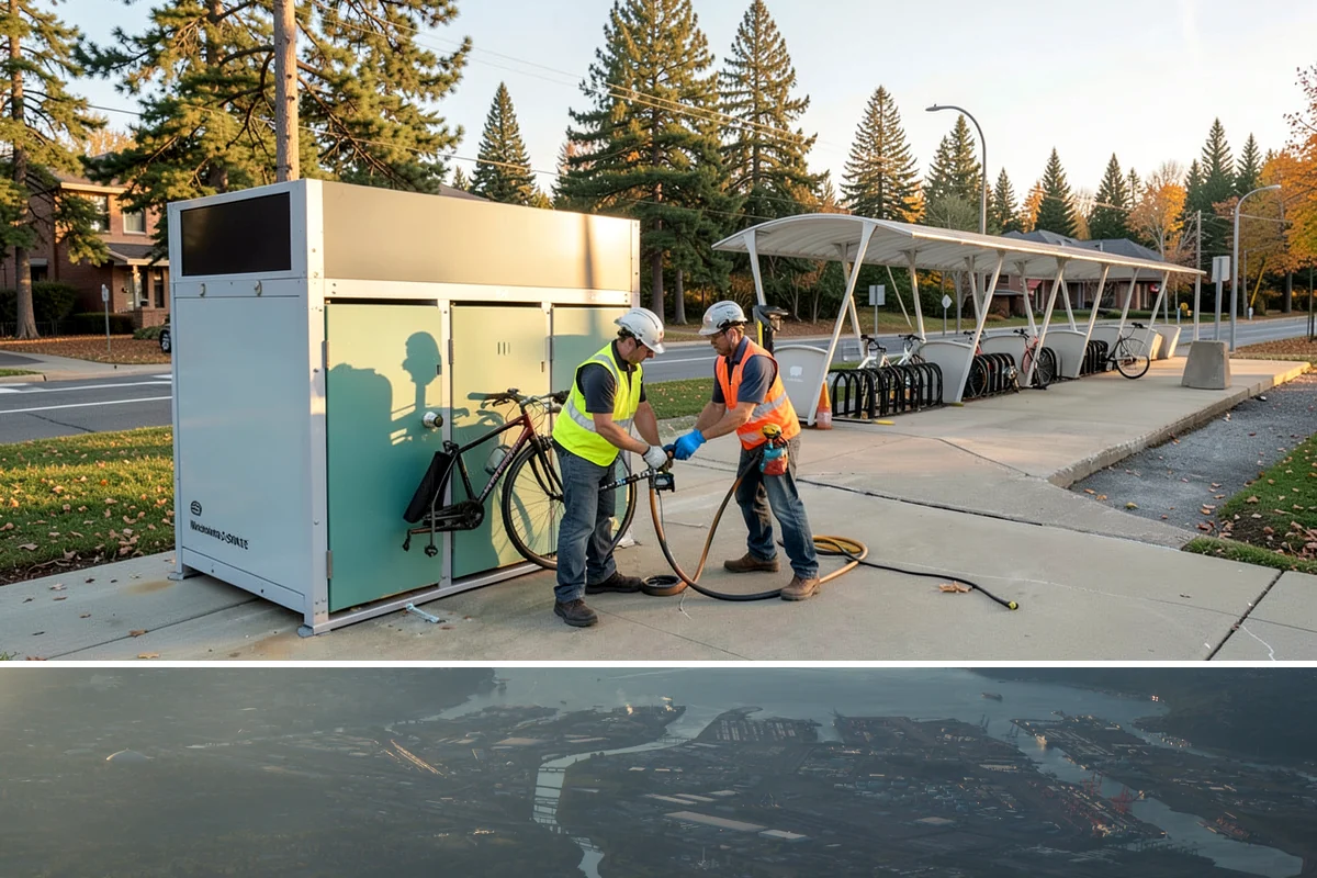 Park Furniture Installation in Fife, Pierce County, WA - Furniture installation proceeds year-round, though footing and concrete work is easier during drier conditions.