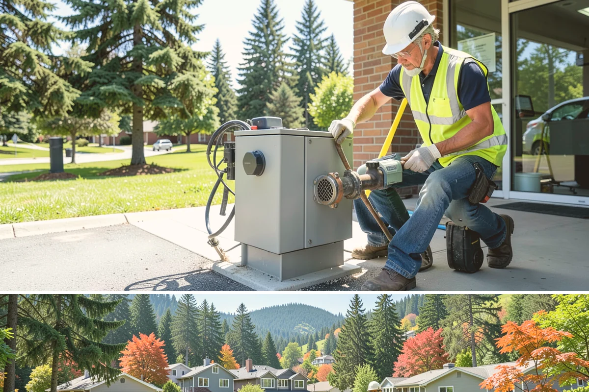 Park Furniture Installation in Fircrest, Pierce County, WA - Furniture installation proceeds year-round, though footing and concrete work is easier during drier conditions.