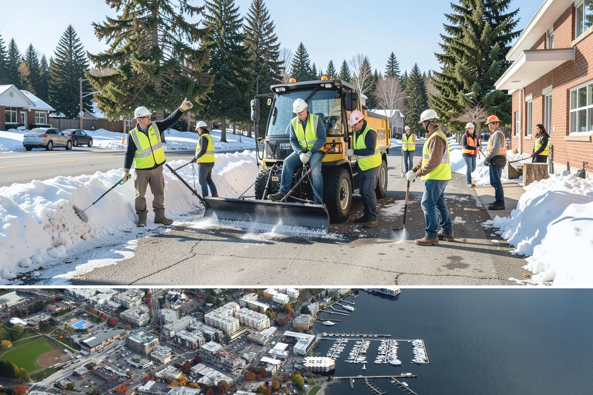 Park Furniture Installation in Kirkland, King County, WA - Furniture installation proceeds year-round, though footing and concrete work is easier during drier conditions.