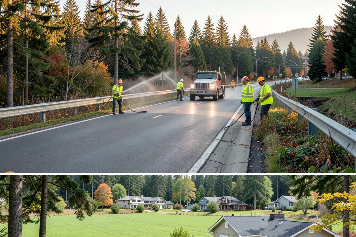 Park Furniture Installation in Lyman, Skagit County, WA - Furniture installation proceeds year-round, though footing and concrete work is easier during drier conditions.