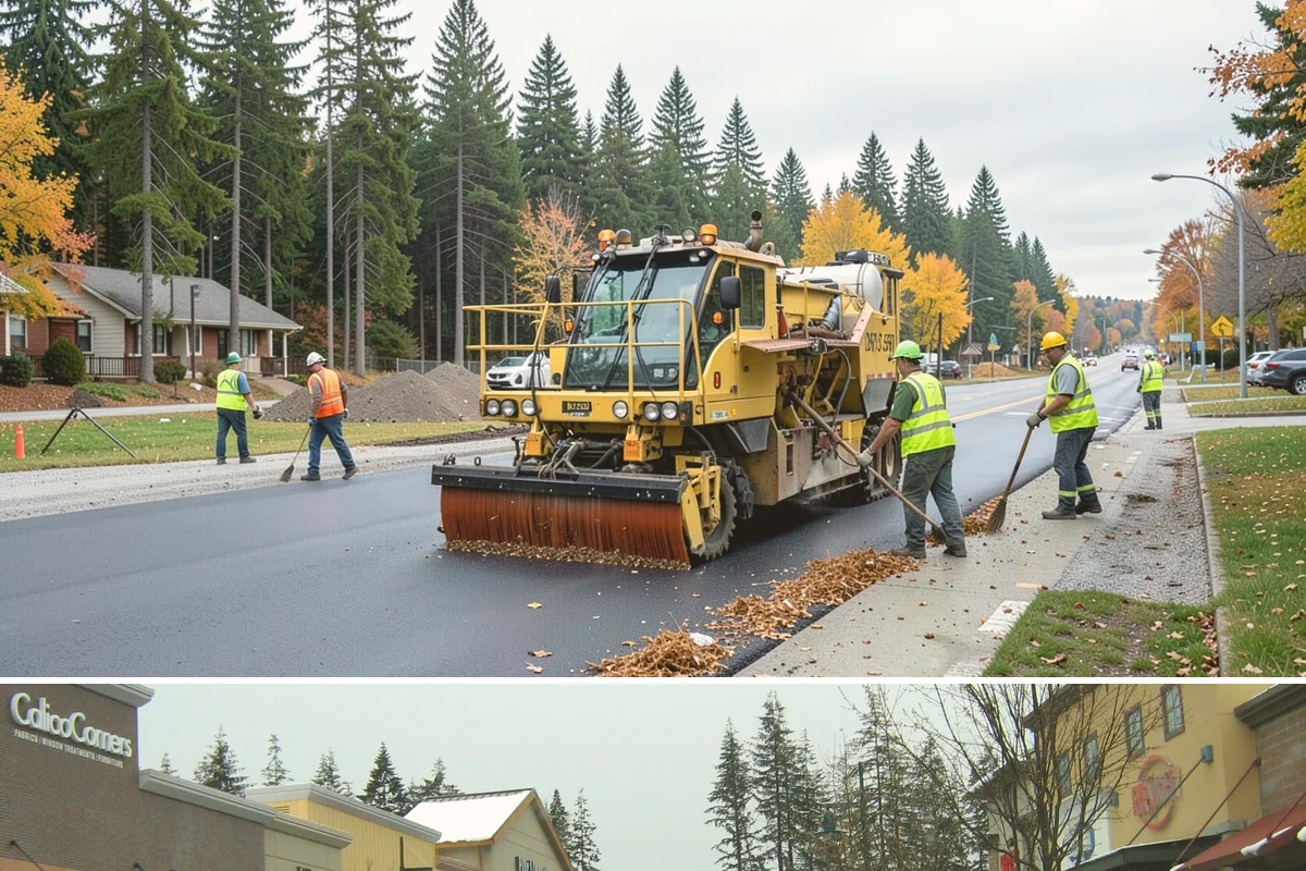 Park Furniture Installation in Mill Creek, Snohomish County, WA - Furniture installation proceeds year-round, though footing and concrete work is easier during drier conditions.