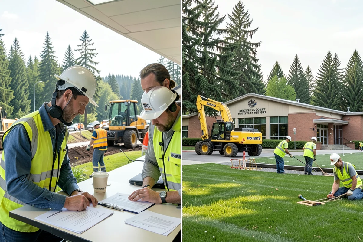 Park Furniture Installation in Puyallup, Pierce County, WA - Confirm amenity types, locations, and mounting method