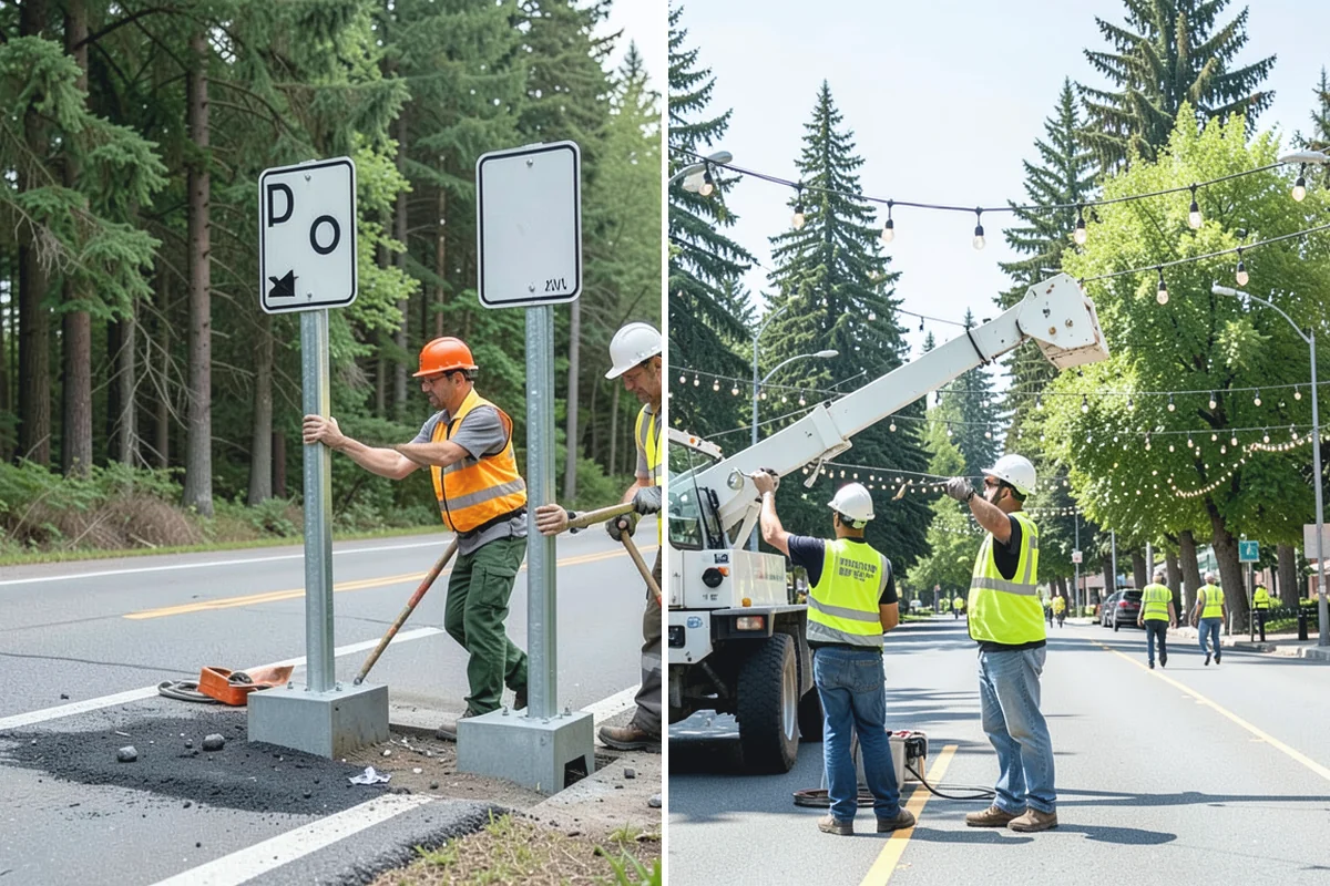Park Furniture Installation in Renton, King County, WA - Confirm amenity types, locations, and mounting method