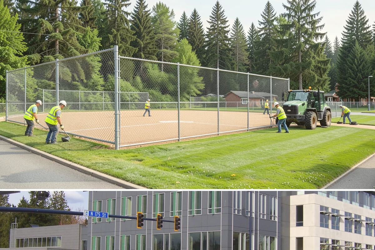 Park Furniture Installation in Shoreline, King County, WA - Furniture installation proceeds year-round, though footing and concrete work is easier during drier conditions.