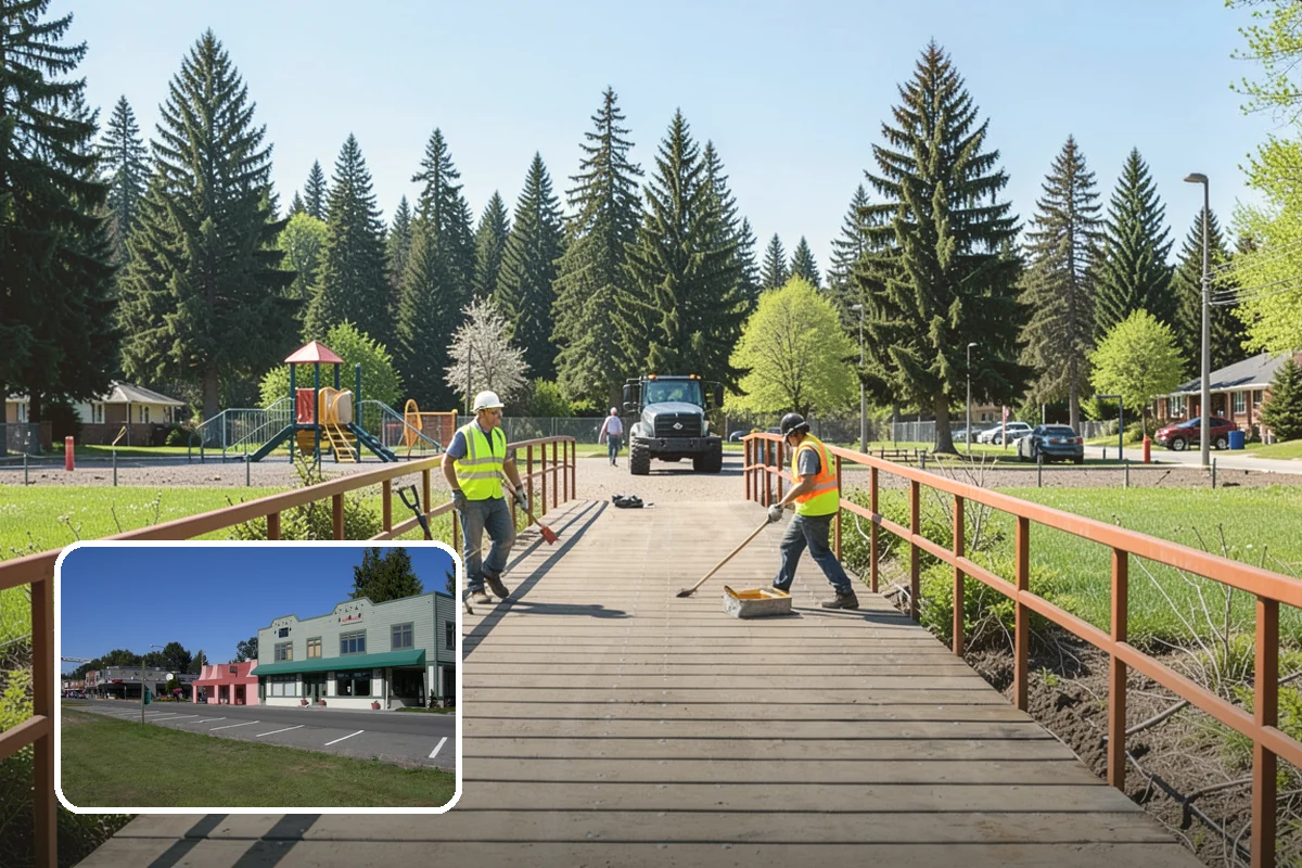 Park Furniture Installation in Snoqualmie, King County, WA - Provides securely anchored, tamper-resistant installations