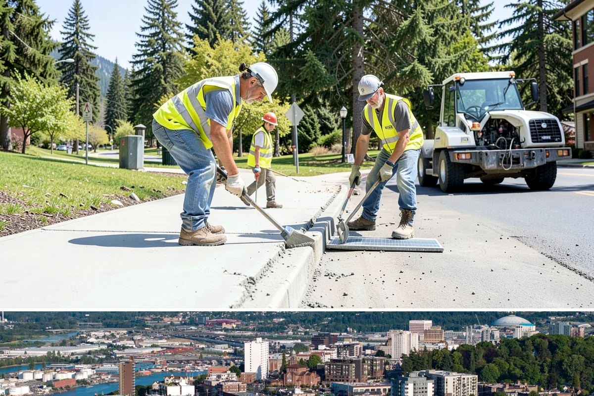 Park Furniture Installation in Tacoma, Pierce County, WA - Furniture installation proceeds year-round, though footing and concrete work is easier during drier conditions.