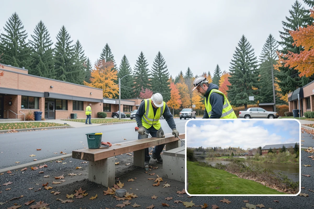 Park Furniture Installation in Tukwila, King County, WA - Provides securely anchored, tamper-resistant installations