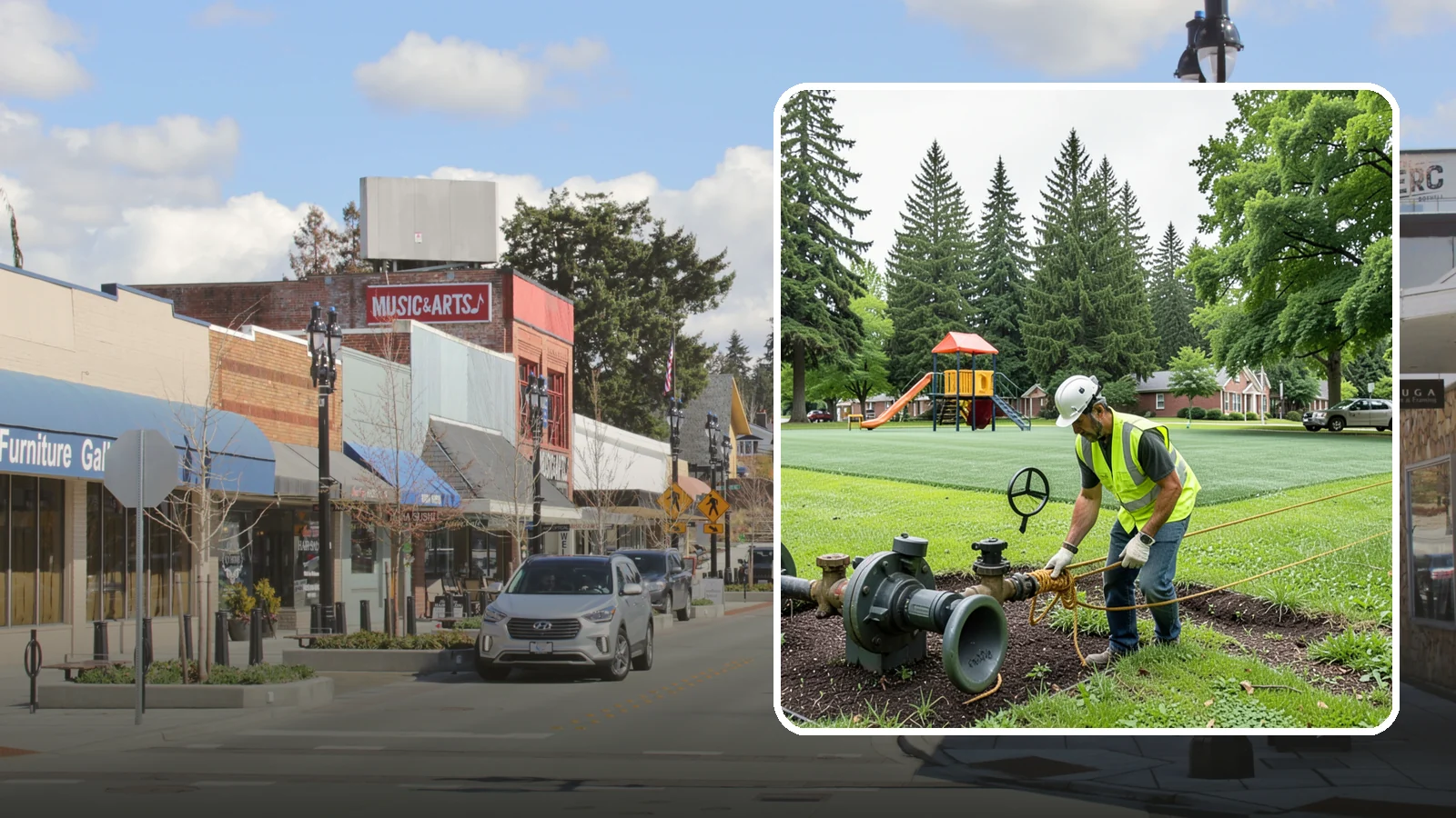 Park Irrigation in Bothell, King County, WA - Operation and upkeep of park irrigation systems that deliver efficient watering while conserving resources.