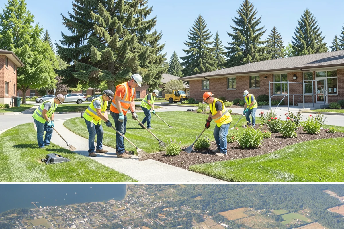 Park Irrigation in Coupeville, Island County, WA - Startups and programming begin in spring, active management runs through summer, and winterization occurs in late fall.