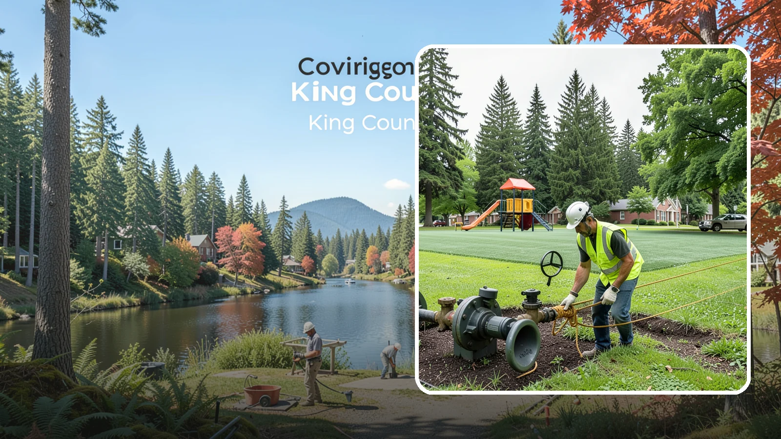 Park Irrigation in Covington, King County, WA - Operation and upkeep of park irrigation systems that deliver efficient watering while conserving resources.