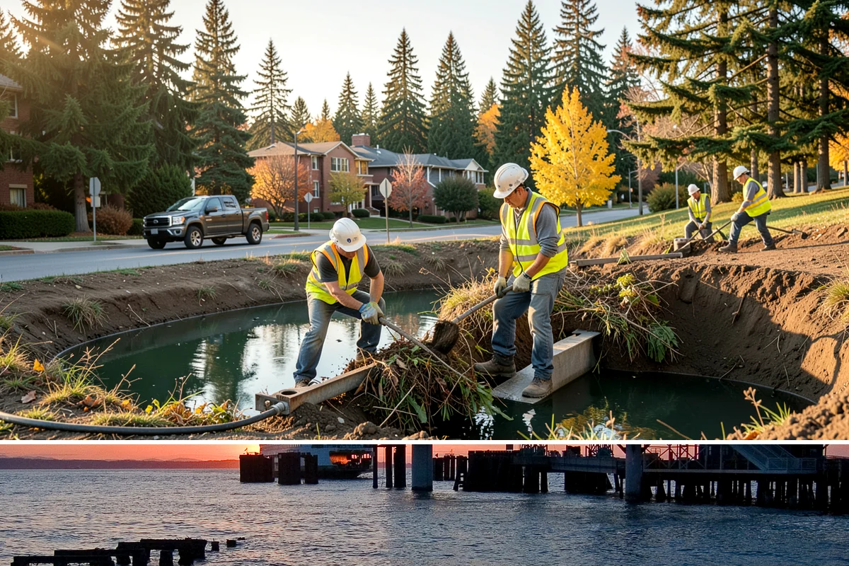 Park Irrigation in Edmonds, Snohomish County, WA - Startups and programming begin in spring, active management runs through summer, and winterization occurs in late fall.
