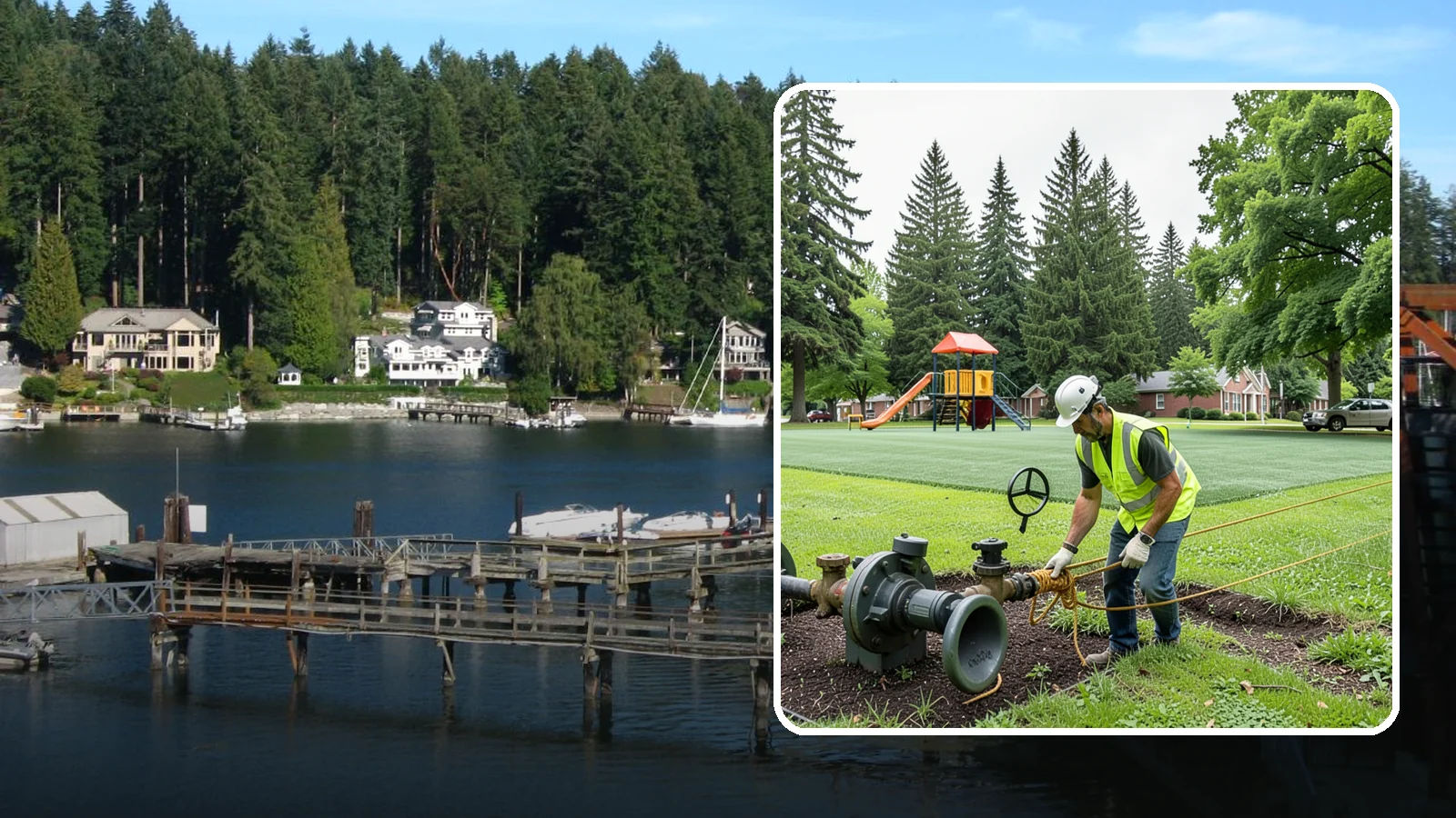 Park Irrigation in Gig Harbor, Pierce County, WA - Operation and upkeep of park irrigation systems that deliver efficient watering while conserving resources.