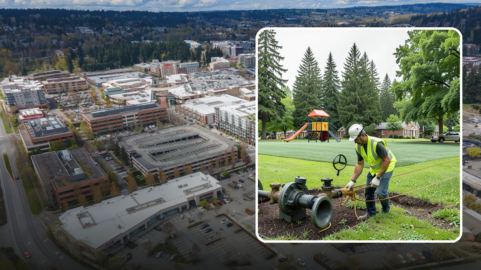 Park Irrigation in Redmond, King County, WA - Operation and upkeep of park irrigation systems that deliver efficient watering while conserving resources.