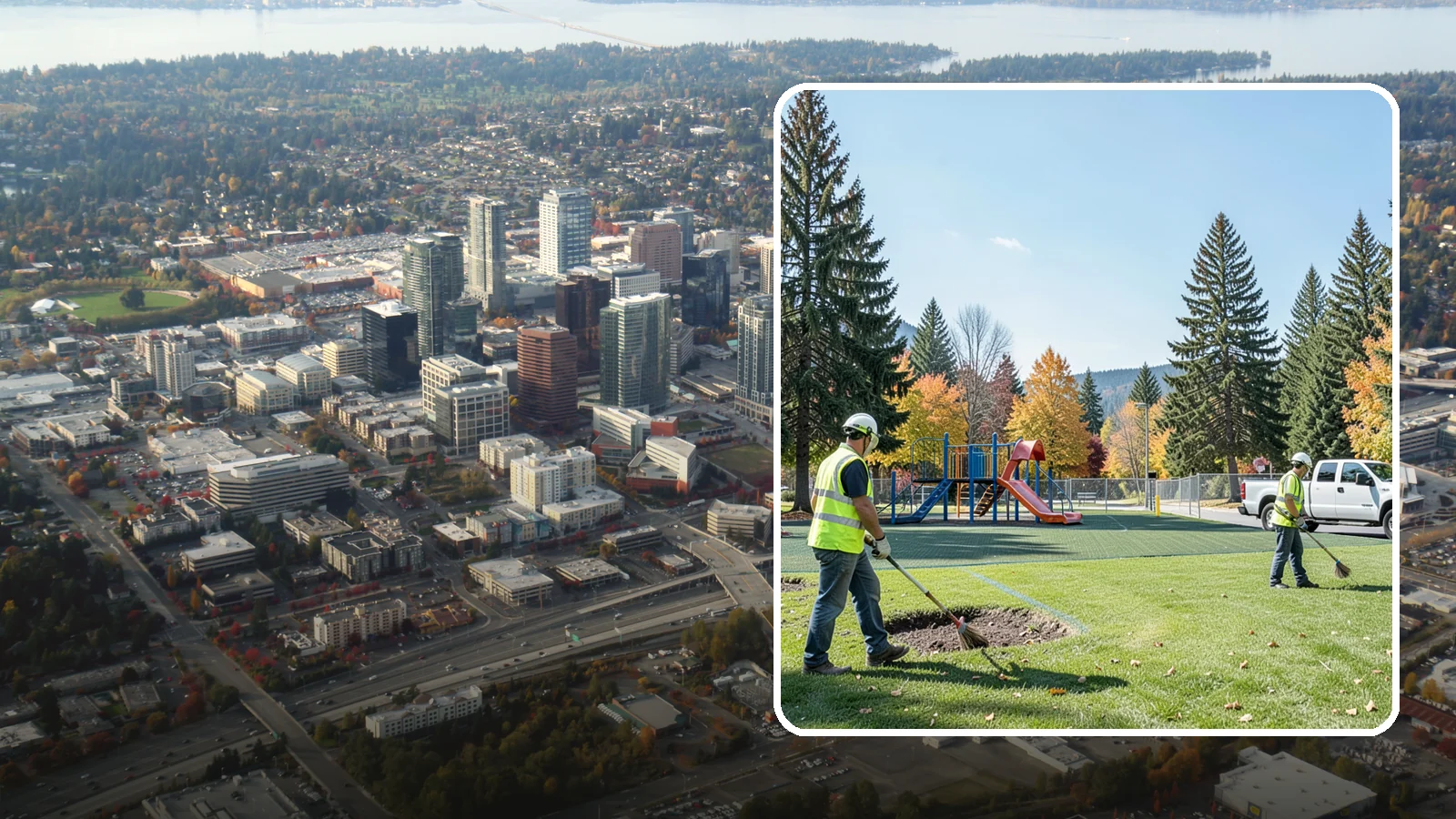 Park Landscape Maintenance in Bellevue, King County, WA - Full-service upkeep of public park grounds so open spaces stay safe, clean, and welcoming for residents year-round.