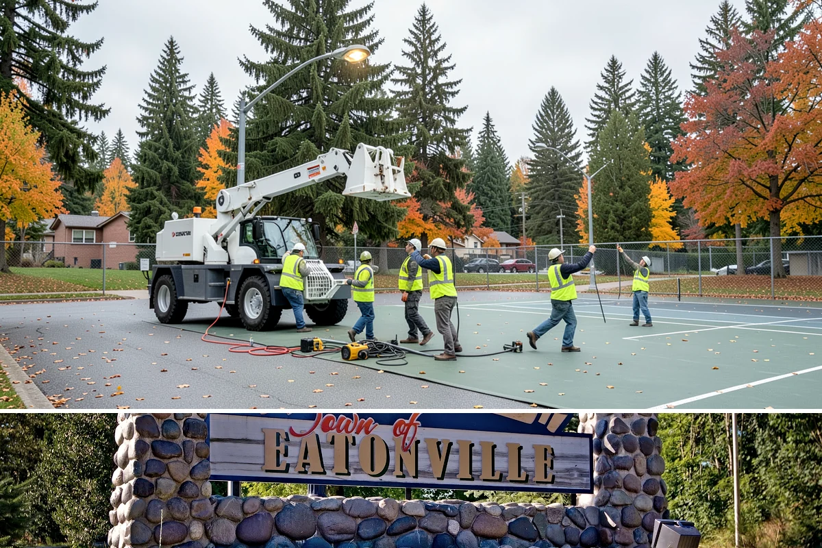 Park Landscape Maintenance in Eatonville, Pierce County, WA - Peak mowing and bed care span spring through early fall, while wet-season work shifts to leaf cleanup, drainage clearing, and...