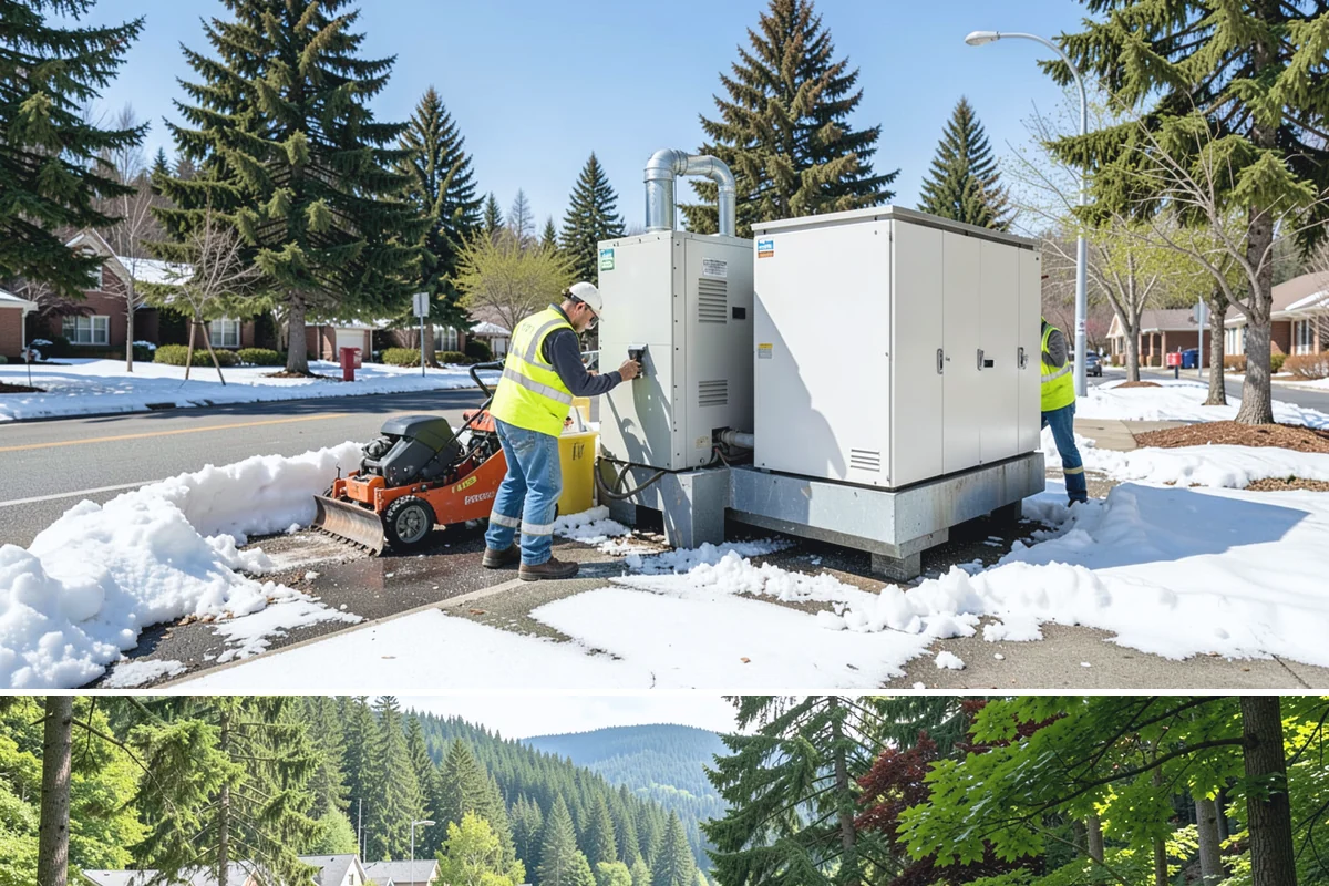 Park Landscape Maintenance in Lake Forest Park, King County, WA - Peak mowing and bed care span spring through early fall, while wet-season work shifts to leaf cleanup, drainage clearing, and...