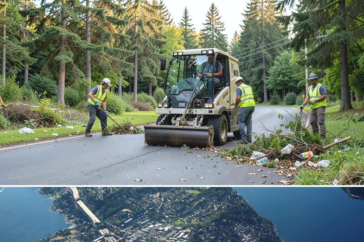 Park Landscape Maintenance in Mercer Island, King County, WA - Peak mowing and bed care span spring through early fall, while wet-season work shifts to leaf cleanup, drainage clearing, and...
