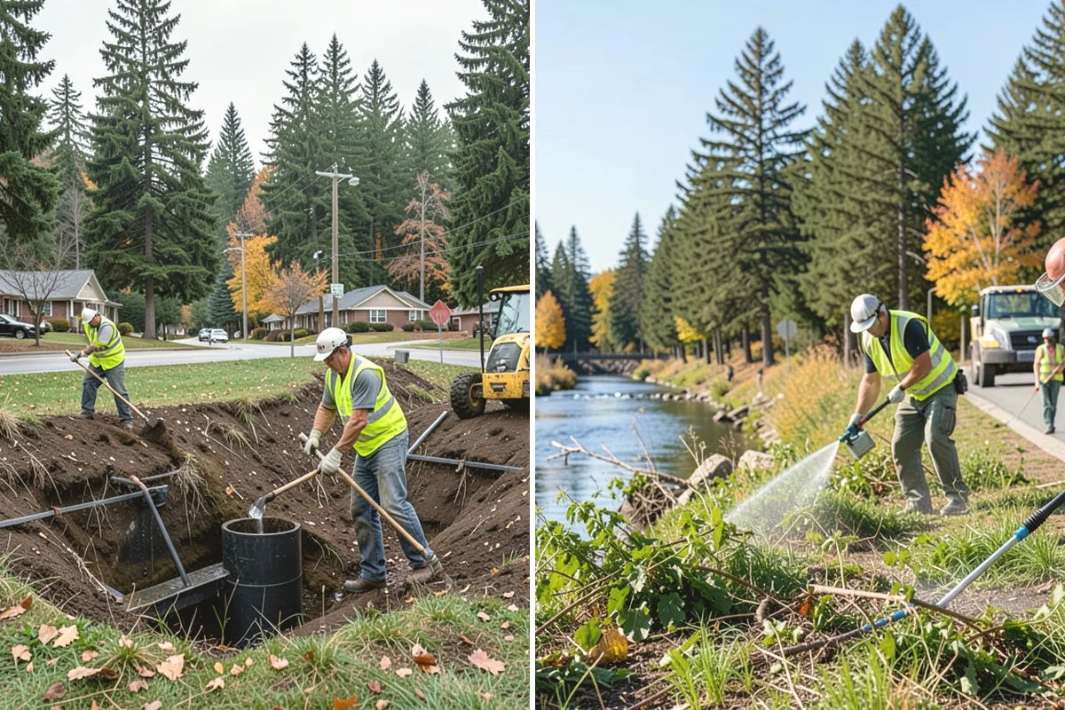 Park Landscape Maintenance in Oak Harbor, Island County, WA - Map each park zone and set turf, bed, and pathway standards
