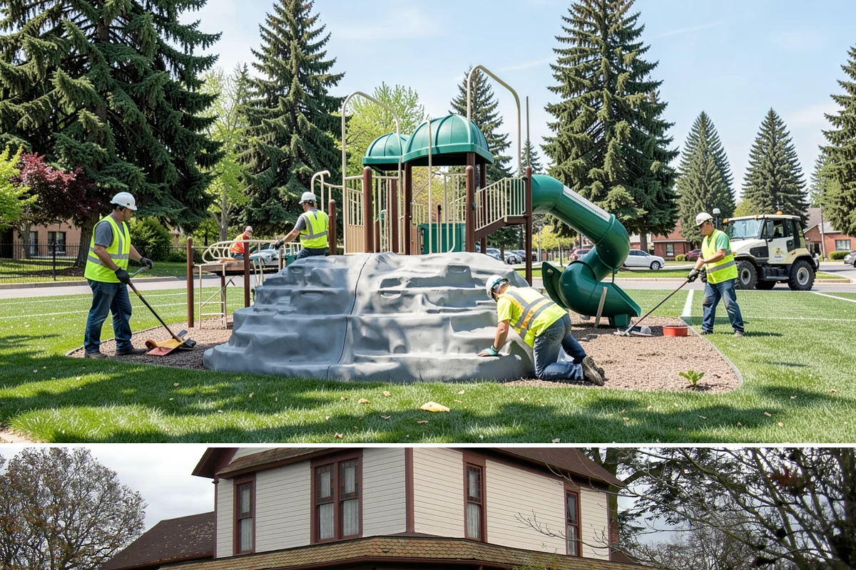 Park Landscape Maintenance in Sumner, Pierce County, WA - Peak mowing and bed care span spring through early fall, while wet-season work shifts to leaf cleanup, drainage clearing, and...