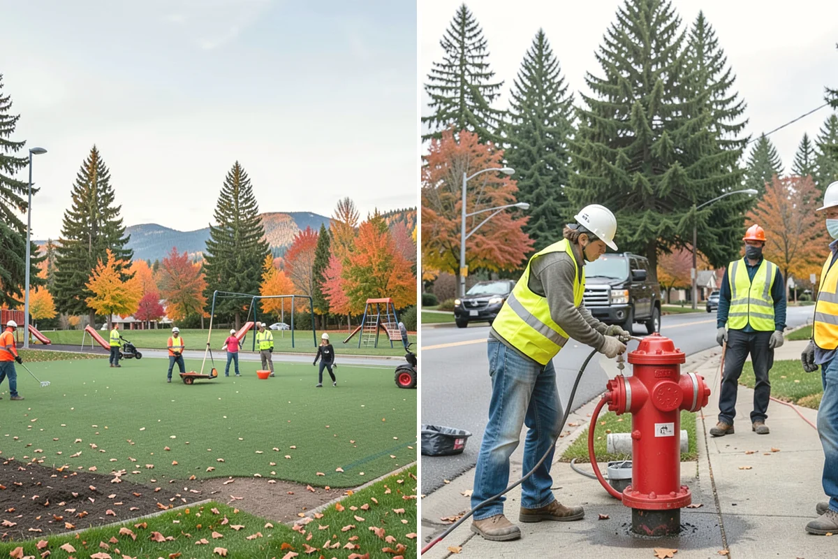 Park Landscape Maintenance in Tacoma, Pierce County, WA - Map each park zone and set turf, bed, and pathway standards