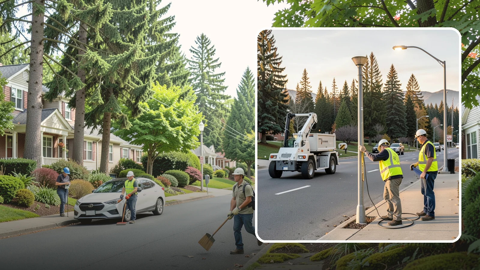 Park Lighting Repairs in Beaux Arts Village, King County, WA - Diagnosis and repair of failed park and pathway lighting to restore safe nighttime access.