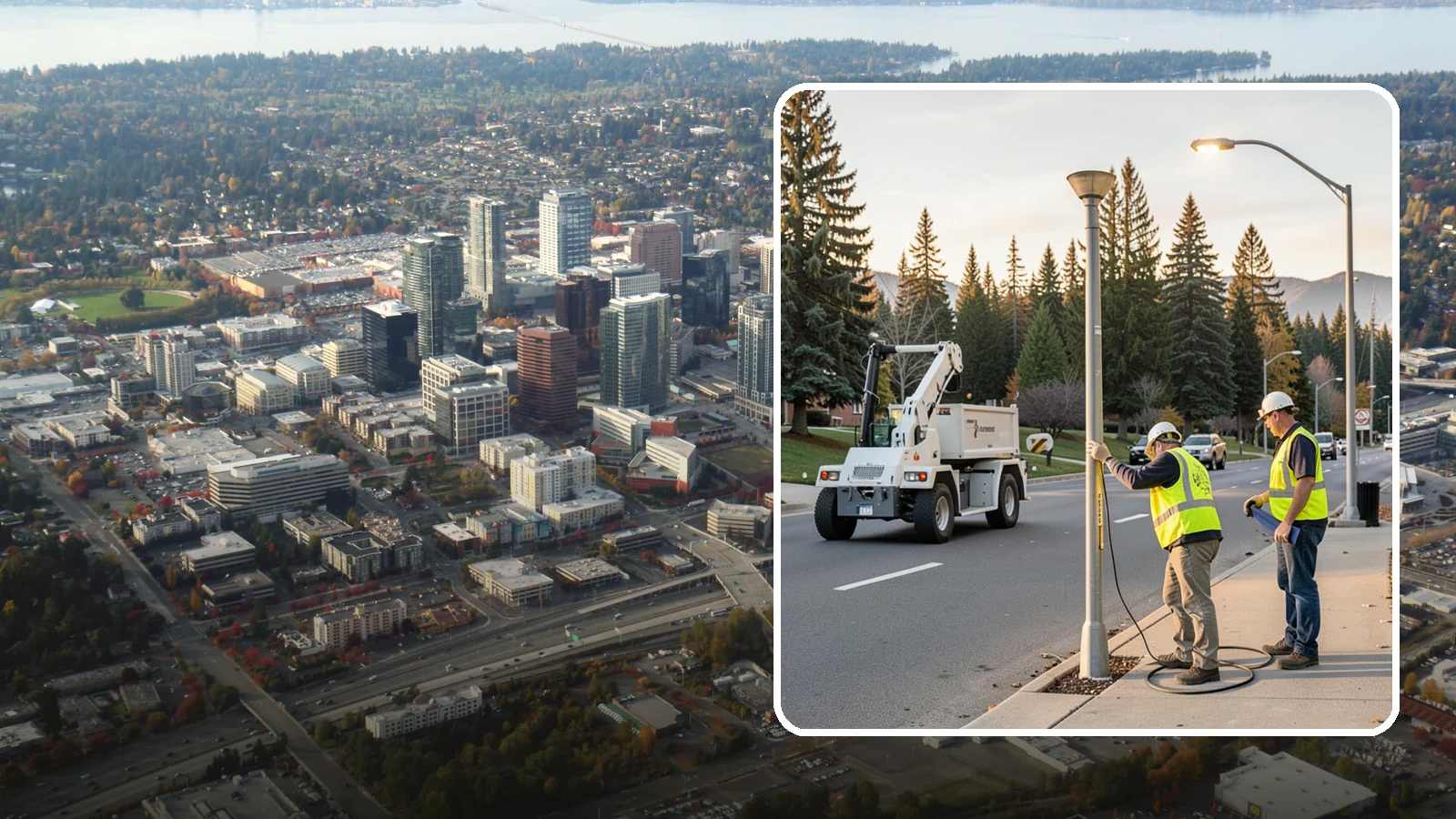 Park Lighting Repairs in Bellevue, King County, WA - Diagnosis and repair of failed park and pathway lighting to restore safe nighttime access.