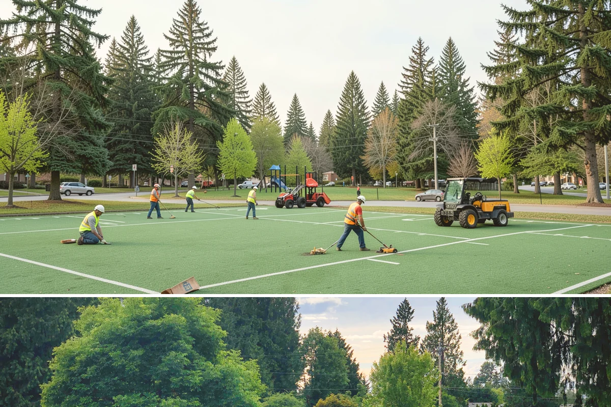Park Lighting Repairs in Bonney Lake, Pierce County, WA - Repairs are performed year-round, with demand rising through the long, dark fall and winter months.