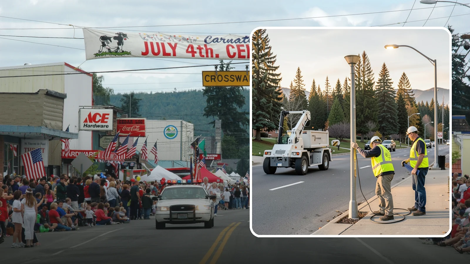 Park Lighting Repairs in Carnation, King County, WA - Diagnosis and repair of failed park and pathway lighting to restore safe nighttime access.
