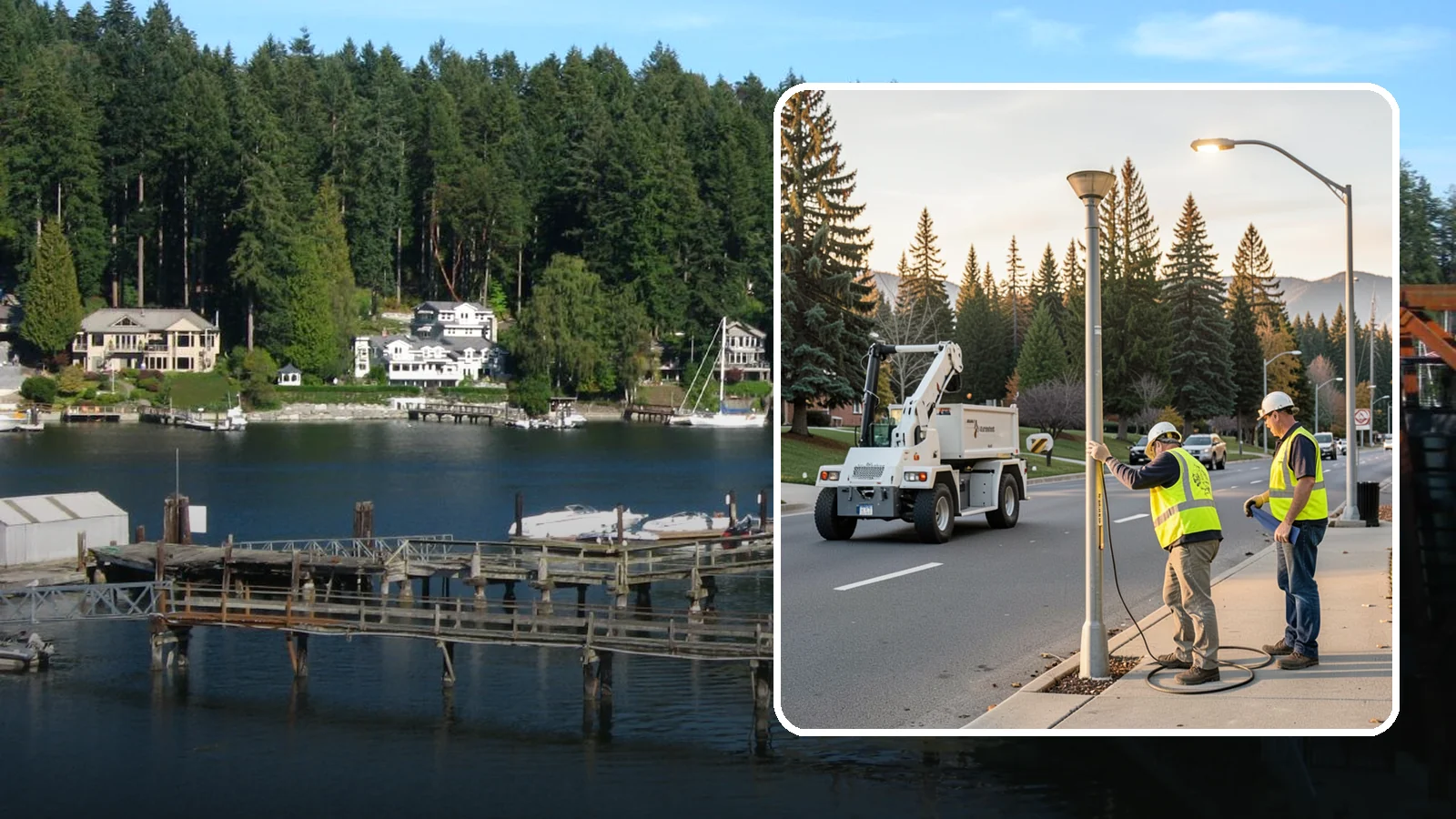 Park Lighting Repairs in Gig Harbor, Pierce County, WA - Diagnosis and repair of failed park and pathway lighting to restore safe nighttime access.