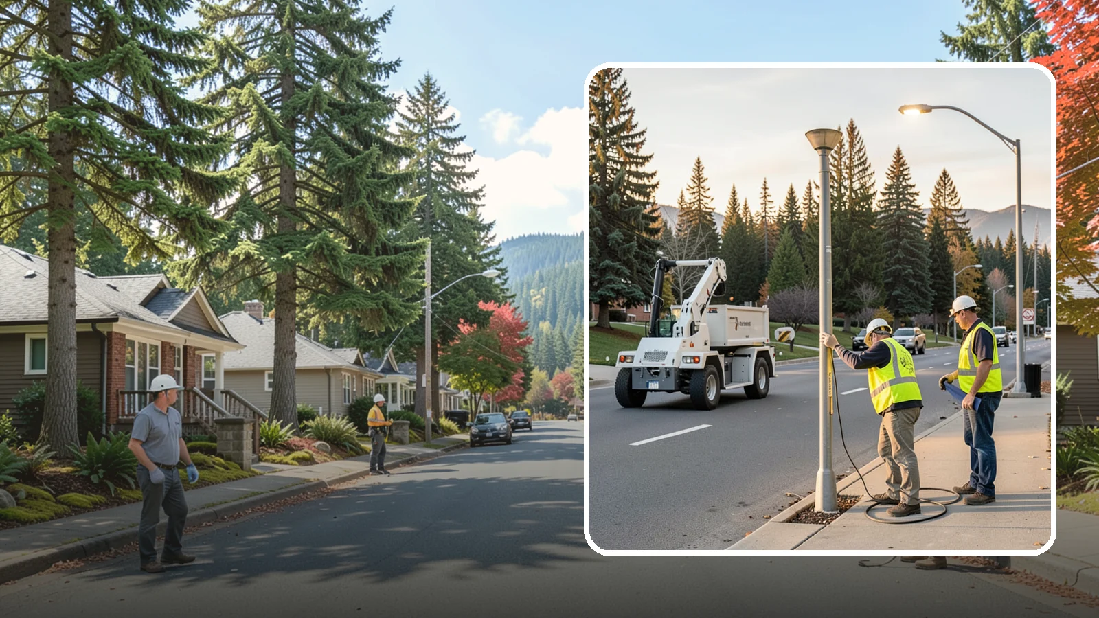 Park Lighting Repairs in Hunts Point, King County, WA - Diagnosis and repair of failed park and pathway lighting to restore safe nighttime access.