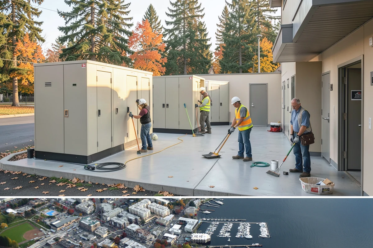 Park Lighting Repairs in Kirkland, King County, WA - Repairs are performed year-round, with demand rising through the long, dark fall and winter months.