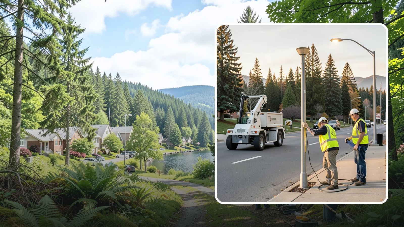Park Lighting Repairs in Lake Forest Park, King County, WA - Diagnosis and repair of failed park and pathway lighting to restore safe nighttime access.