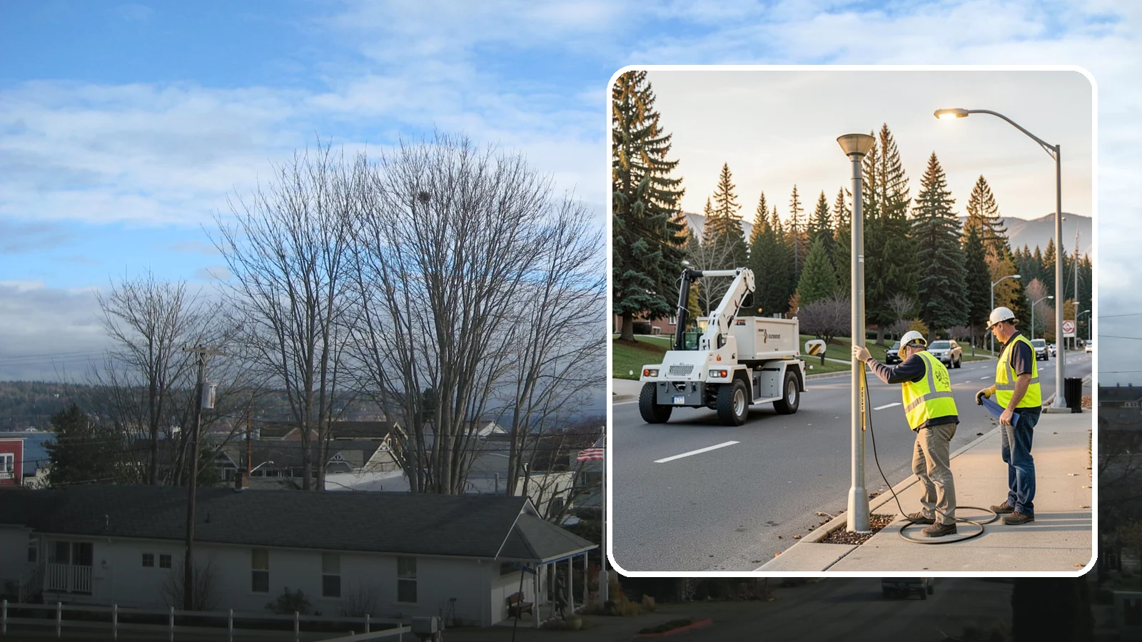 Park Lighting Repairs in Langley, Island County, WA - Diagnosis and repair of failed park and pathway lighting to restore safe nighttime access.