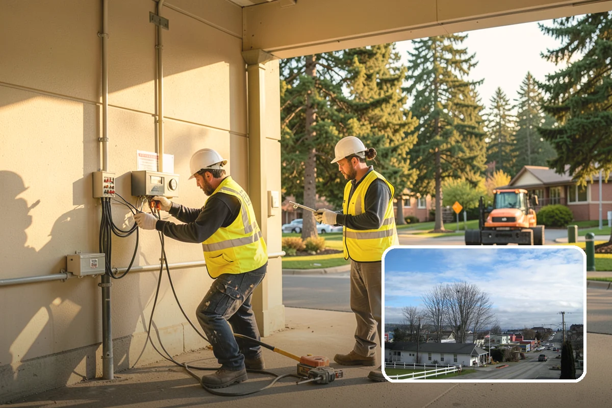Park Lighting Repairs in Langley, Island County, WA - Restores safe nighttime lighting in public parks