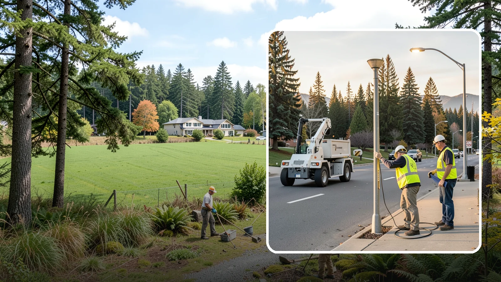 Park Lighting Repairs in Lyman, Skagit County, WA - Diagnosis and repair of failed park and pathway lighting to restore safe nighttime access.