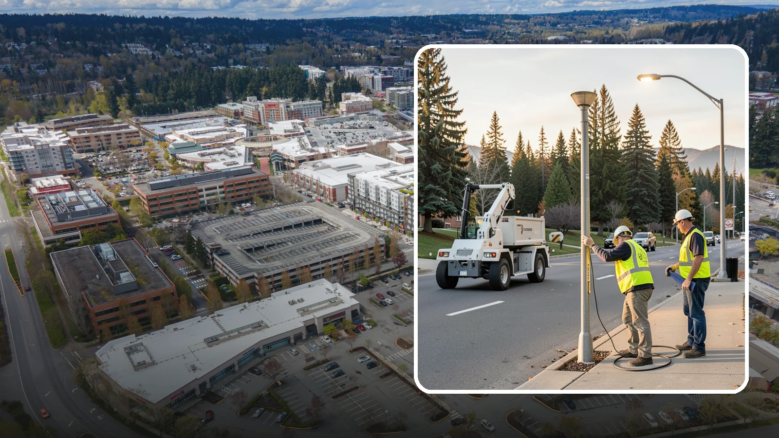 Park Lighting Repairs in Redmond, King County, WA - Diagnosis and repair of failed park and pathway lighting to restore safe nighttime access.