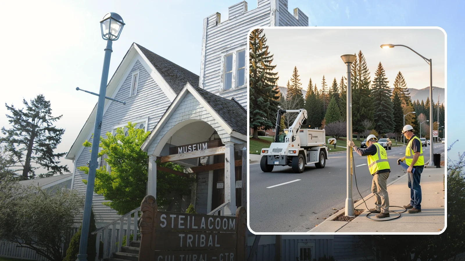 Park Lighting Repairs in Steilacoom, Pierce County, WA - Diagnosis and repair of failed park and pathway lighting to restore safe nighttime access.
