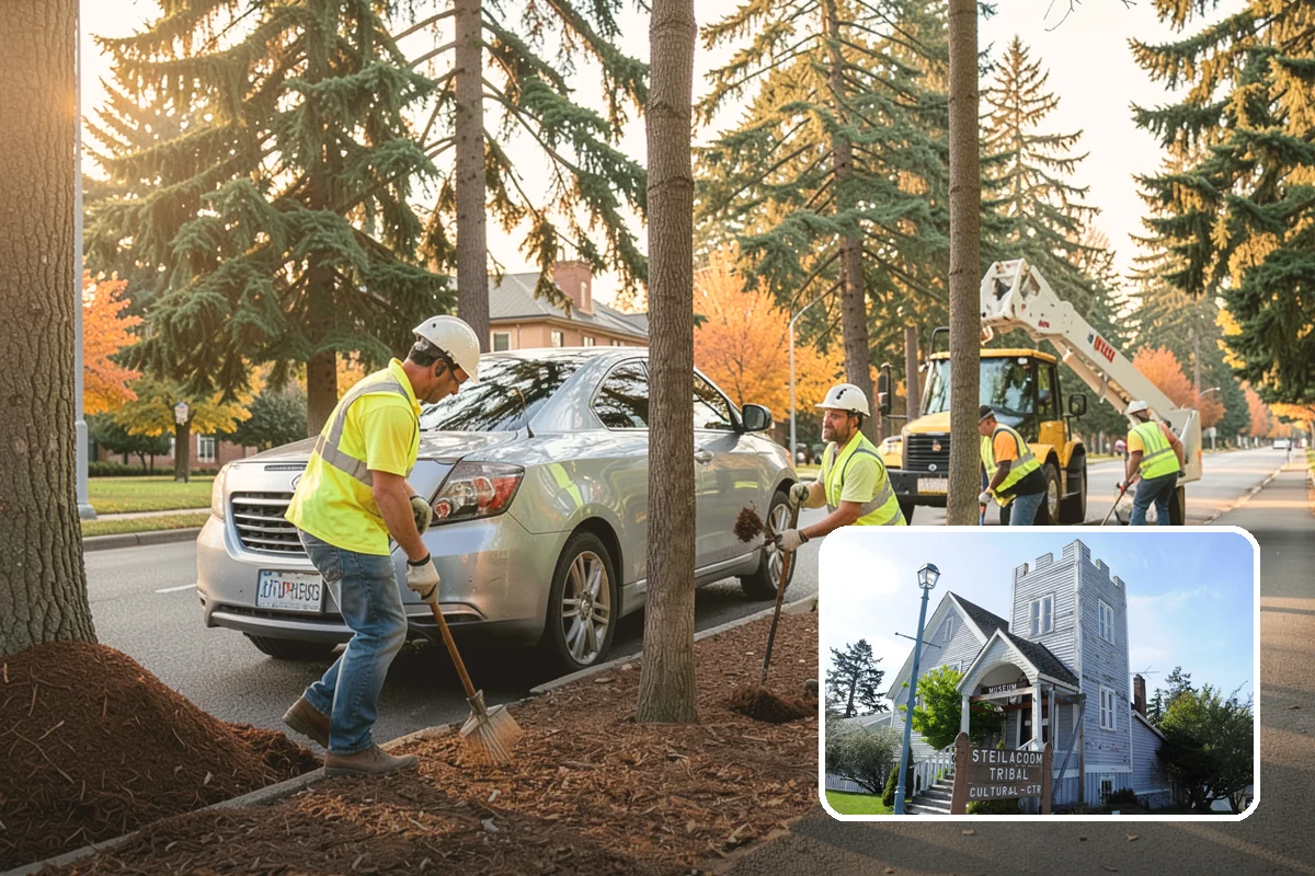 Park Lighting Repairs in Steilacoom, Pierce County, WA - Restores safe nighttime lighting in public parks