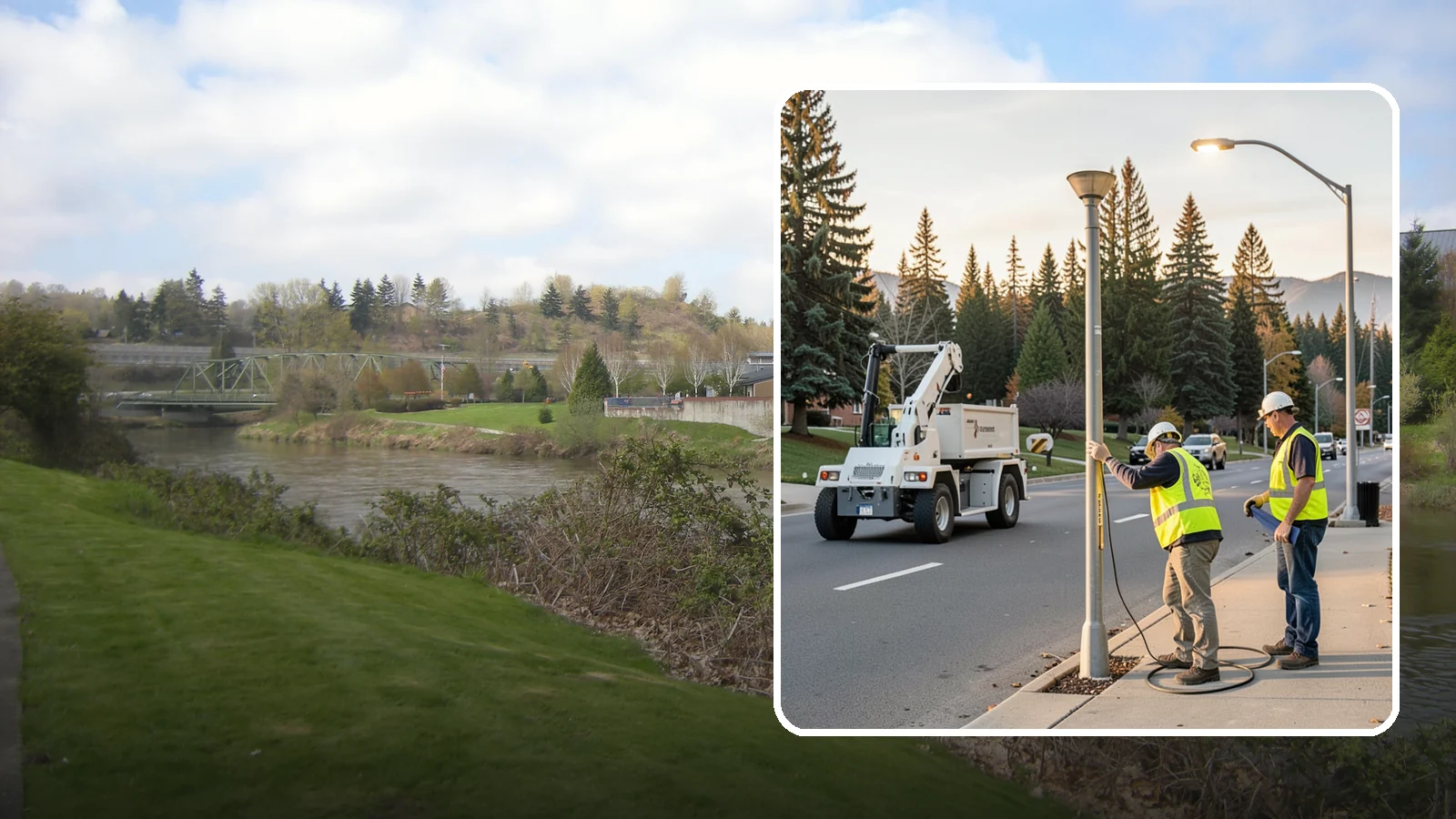 Park Lighting Repairs in Tukwila, King County, WA - Diagnosis and repair of failed park and pathway lighting to restore safe nighttime access.