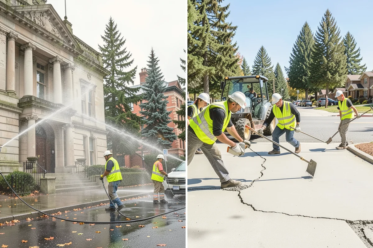 Park Litter Removal in Brier, Snohomish County, WA - Map litter routes and receptacle locations across the parks