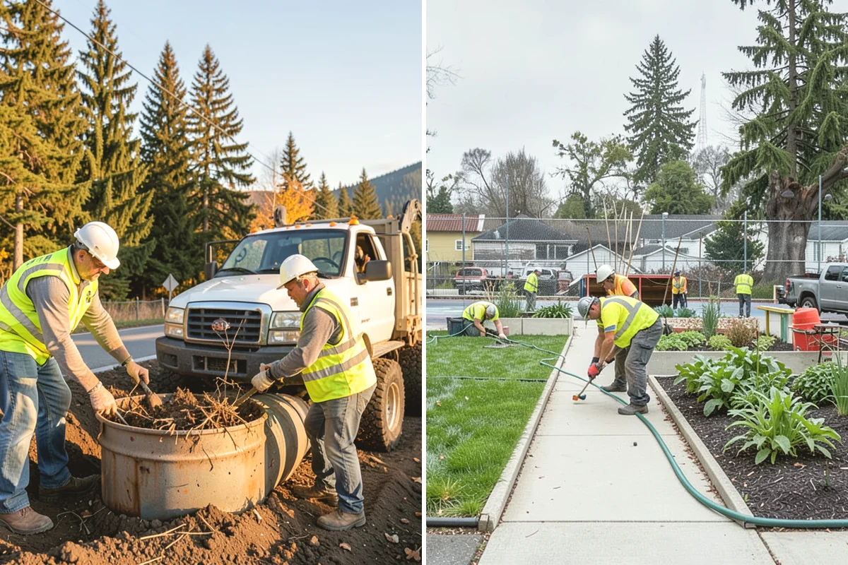 Park Litter Removal in Burlington, Skagit County, WA - Map litter routes and receptacle locations across the parks